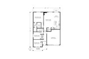 Craftsman Style House Plan - 3 Beds 2 Baths 1569 Sq/Ft Plan #53-739 