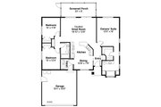 Traditional Style House Plan - 3 Beds 2 Baths 1349 Sq/Ft Plan #124-256 