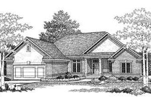 Traditional Exterior - Front Elevation Plan #70-336