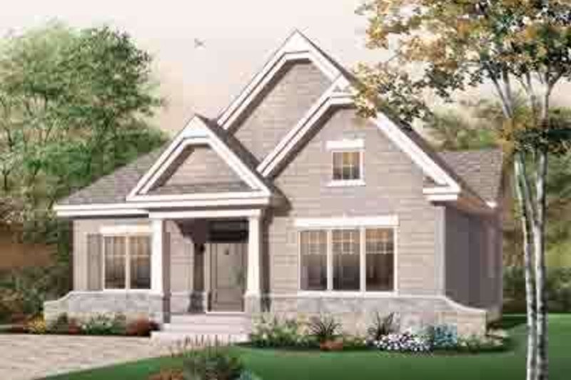 Home Plan - Traditional Exterior - Front Elevation Plan #23-638