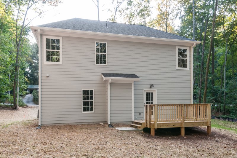Architectural House Design - Exterior - Rear Elevation 1 for Country House Plan #20-2258 - 3 bed, 2.5 bath
