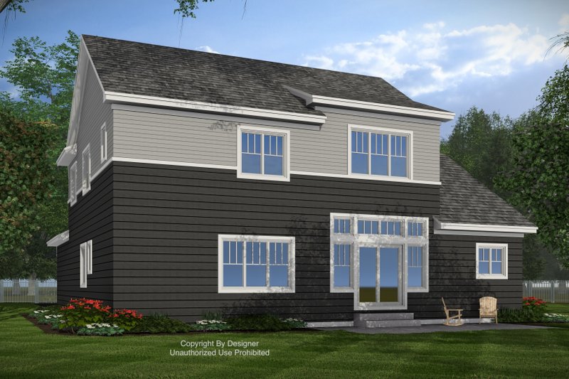 Dream House Plan - Exterior - Rear Elevation for Bungalow House Plan #51-1426 - 4 bed, 3.5 bath