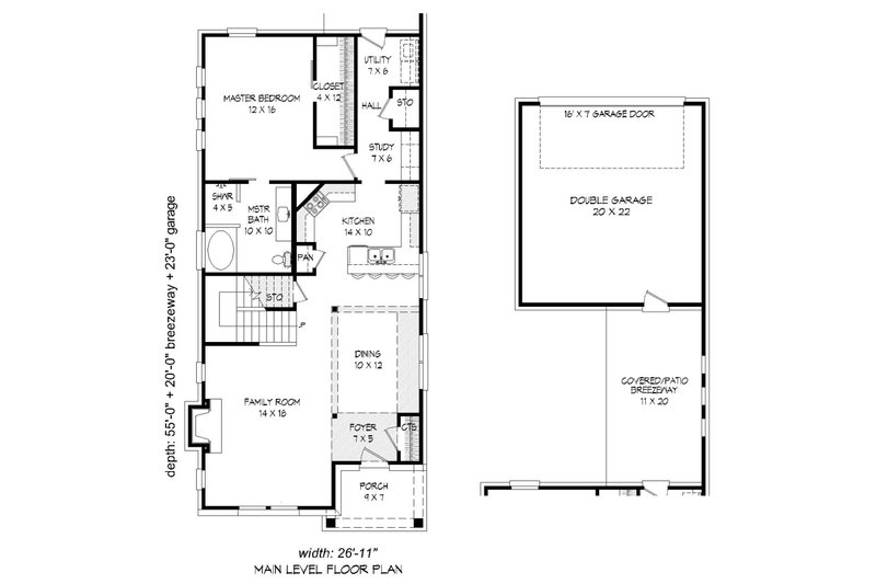 Cottage Style House Plan - 3 Beds 2 Baths 2163 Sq/Ft Plan #932-24 ...