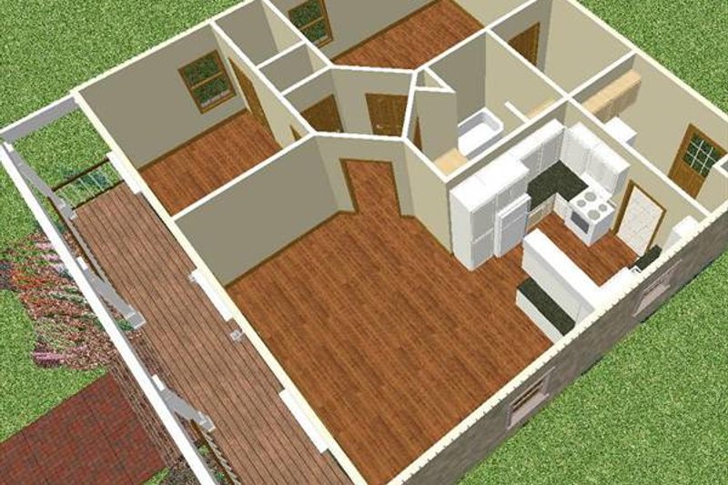Home Plan - Interior - Other for Country House Plan #44-158 - 2 bed, 1 bath