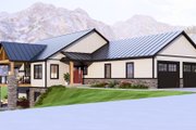 Country Style House Plan - 1 Beds 1.5 Baths 2028 Sq/Ft Plan #1064-363 