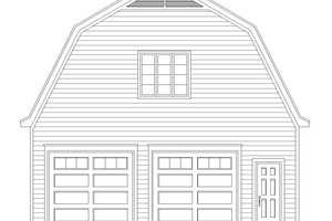 Exterior - Front Elevation 3 for Farmhouse House Plan #932-322, 0 bath