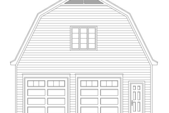 Exterior - Front Elevation 3 for Farmhouse House Plan #932-322, 0 bath