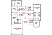Traditional Style House Plan - 4 Beds 3 Baths 3039 Sq/Ft Plan #63-353 
