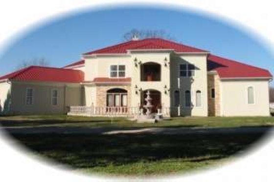 Exterior - Front Elevation for European House Plan #81-1355 - 4 bed, 3.5 bath