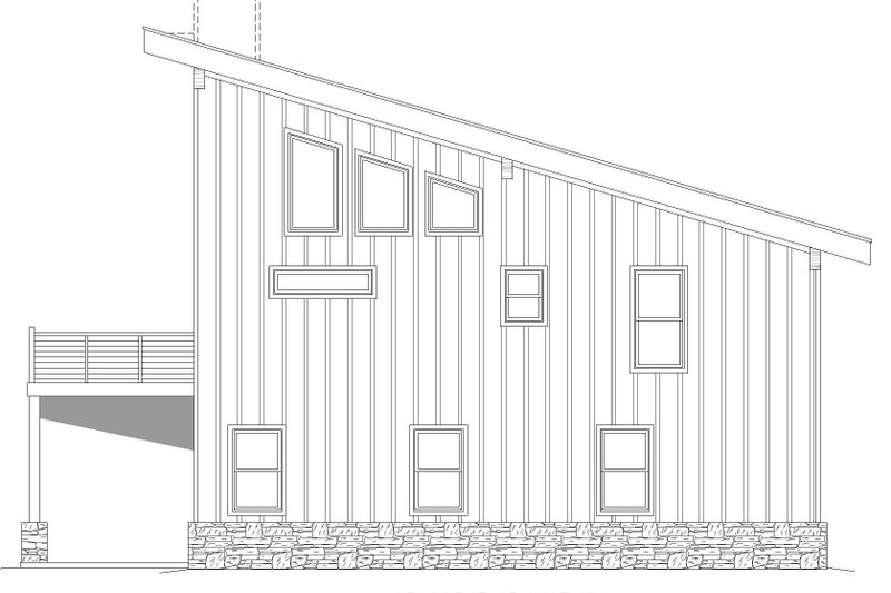 Dream House Plan - Exterior - Rear Elevation for Country House Plan #932-884 - 4 bed, 2.5 bath