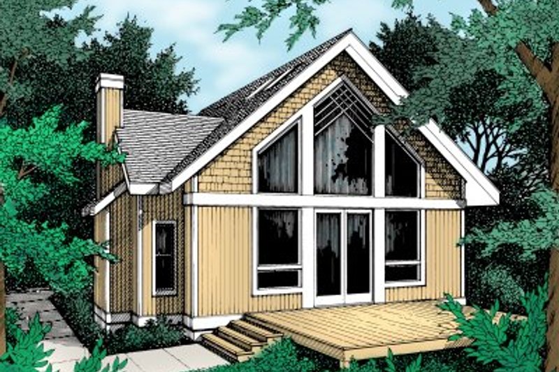 Home Plan - Modern Exterior - Front Elevation Plan #93-201