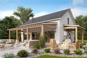 Farmhouse Style House Plan - 0 Beds 1 Baths 1000 Sq/Ft Plan #430-396 