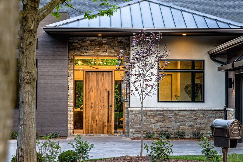 Dream House Plan - Exterior - Front Elevation 5 for Contemporary House Plan #938-146 - 3 bed, 3.5 bath