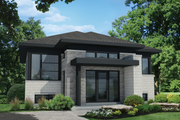 Contemporary Style House Plan - 2 Beds 1 Baths 1075 Sq/Ft Plan #25-4323 