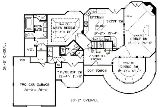 Photo 4 for Cottage House Plan #456-19 - 4 bed, 3 bath
