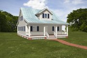 Farmhouse Style House Plan - 3 Beds 2 Baths 1684 Sq/Ft Plan #497-10 