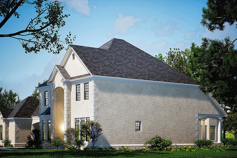 House Blueprint - Exterior - Other Elevation for European House Plan #17-568 - 4 bed, 4 bath