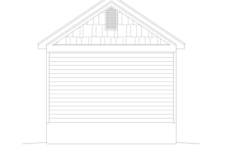 Architectural House Design - Exterior - Other Elevation for Southern House Plan #932-865, 1 bath
