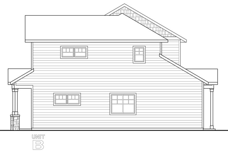 Architectural House Design - Exterior - Other Elevation 1 for Country House Plan #124-1078 - 6 bed, 6 bath