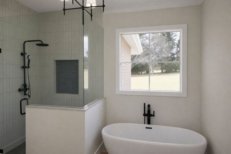 House Blueprint - Interior - Master Bathroom 1 for Craftsman House Plan #927-1057 - 5 bed, 3.5 bath