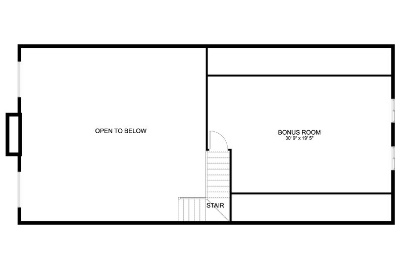 Dream House Plan - Floor Plan - Upper Floor for Cabin House Plan #1060-355 - 2 bed, 2 bath