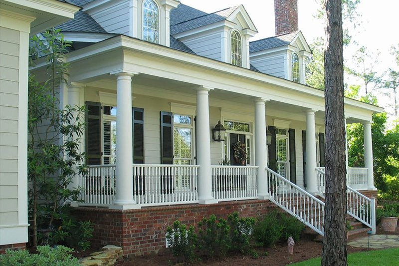 House Plan Design - Exterior - Front Elevation 3 for Country House Plan #1054-85 - 4 bed, 4.5 bath