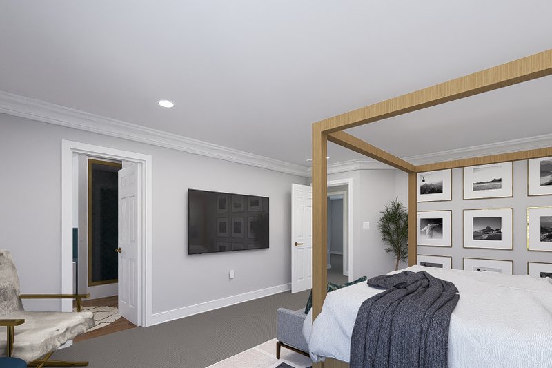 House Design - Interior - Master Bedroom 2 for Craftsman House Plan #1060-215 - 4 bed, 2.5 bath