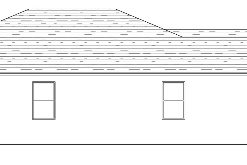 Architectural House Design - Exterior - Other Elevation for Traditional House Plan #1058-250 - 4 bed, 3 bath