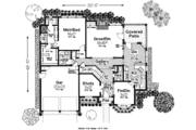 European Style House Plan - 4 Beds 3.5 Baths 2567 Sq/Ft Plan #310-212 