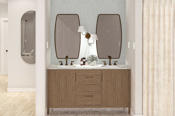 Interior - Bathroom for Traditional House Plan #455-468 - 2 bed, 1 bath