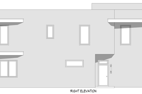 Exterior - Other Elevation 2 for Modern House Plan #932-1113 - 4 bed, 3.5 bath