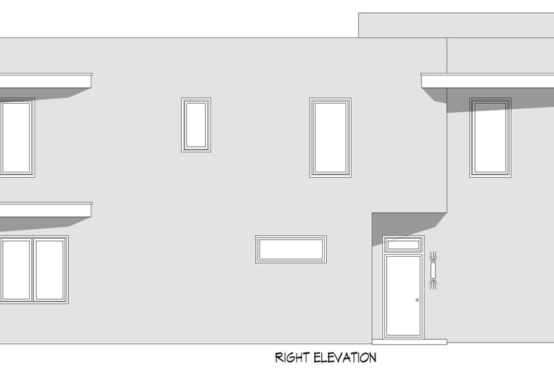 House Plan Design - Exterior - Other Elevation 2 for Modern House Plan #932-1113 - 4 bed, 3.5 bath