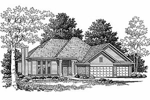 Traditional Exterior - Front Elevation Plan #70-179