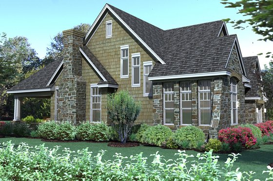 Exterior - Other Elevation for Traditional House Plan #120-166 - 3 bed, 2.5 bath