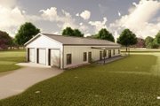 Barndominium Style House Plan - 4 Beds 3.5 Baths 2548 Sq/Ft Plan #1107-47 Exterior 