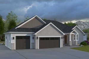 Craftsman Exterior - Front Elevation Plan #1060-354
