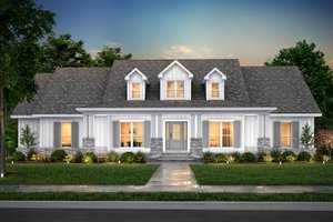 Dream House Plan - Country Exterior - Front Elevation Plan #430-113