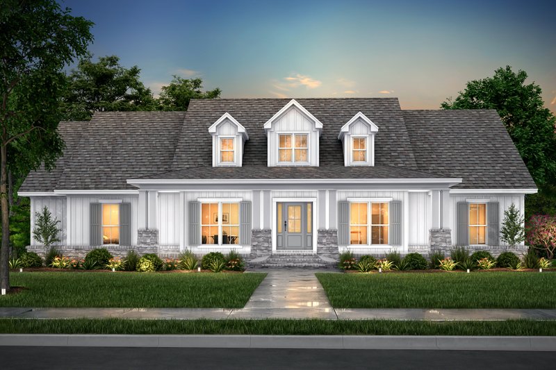 Dream House Plan - Country Exterior - Front Elevation Plan #430-113