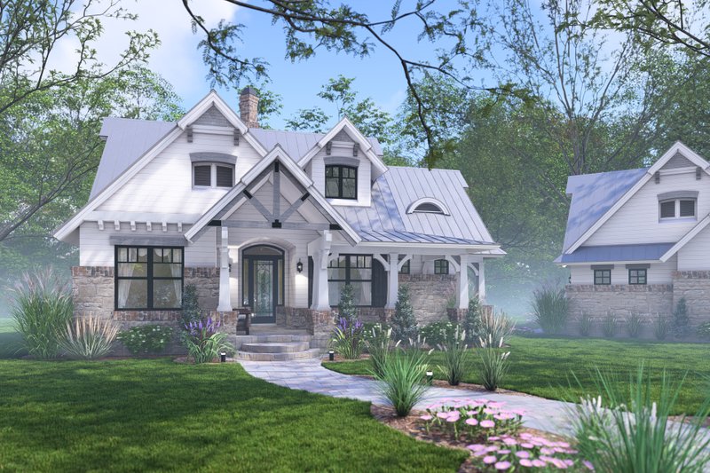 House Blueprint - Exterior - Other Elevation for Farmhouse House Plan #120-292 - 3 bed, 2 bath