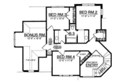 Traditional Style House Plan - 4 Beds 2.5 Baths 2452 Sq/Ft Plan #40-222 