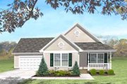 Traditional Style House Plan - 3 Beds 1 Baths 1101 Sq/Ft Plan #50-272 