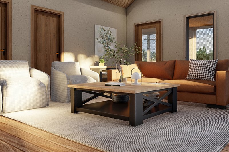 Architectural House Design - Interior - Other for Cabin House Plan #923-323 - 2 bed, 1.5 bath
