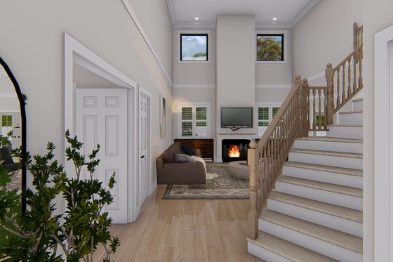 Interior - Entry for Craftsman House Plan #1060-134 - 4 bed, 2.5 bath