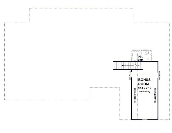 Dream House Plan - Floor Plan - Upper Floor for Farmhouse House Plan #21-673 - 3 bed, 3 bath