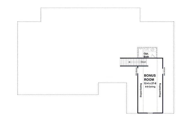 Dream House Plan - Floor Plan - Upper Floor for Farmhouse House Plan #21-673 - 3 bed, 3 bath