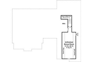 Floor Plan - Upper Floor for Country House Plan #21-384 - 3 bed, 2.5 bath