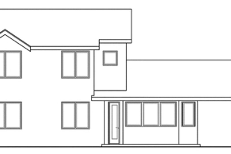 Home Plan - Exterior - Other Elevation 1 for Contemporary House Plan #124-875 - 3 bed, 2.5 bath