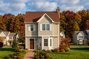 House Plan Design - Exterior - Front Elevation for Traditional House Plan #30-253 - 2 bed, 2.5 bath