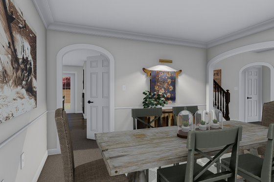Interior - Dining Room 1 for Traditional House Plan #1060-62 - 3 bed, 2.5 bath