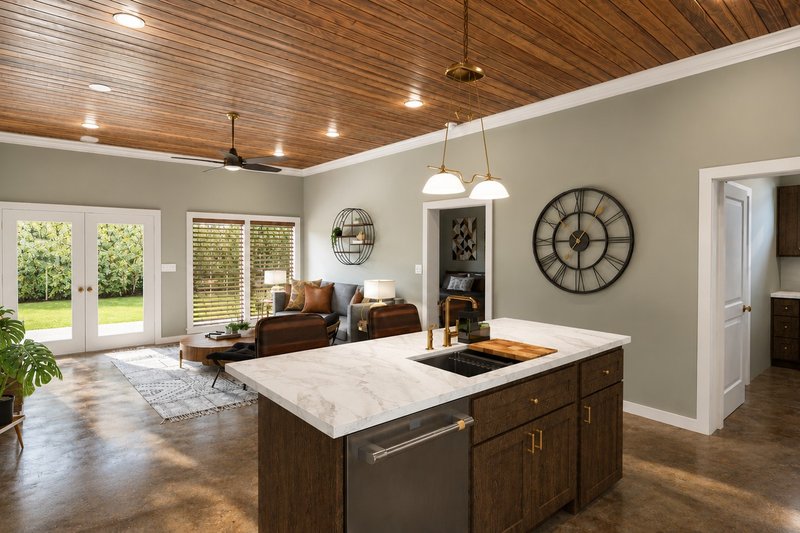 Dream House Plan - Interior - Kitchen 1 for Farmhouse House Plan #44-318 - 2 bed, 3 bath